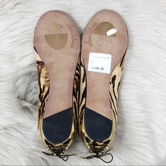 Sam Edelman Joya Animal Print Ballet Flats Sz 10.5 - Picture 7 of 8